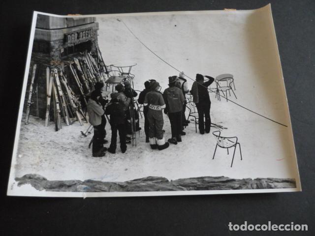 Fotograf&iacute;a antigua: ANDORRA ESTACION DE ESQUI ANTIGUA FOTOGRAFIA 18 X 24 CM