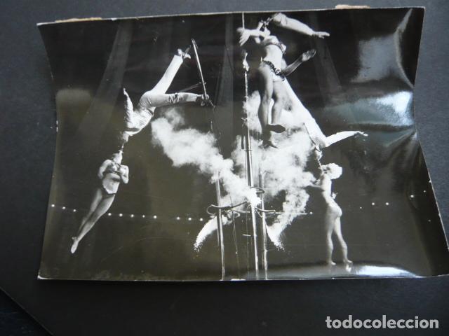 Antique Photography: CIRCO PROGRAMA TVE PISTA DE ESTRELLAS ANTIGUA FOTOGRAFIA ORIGINAL 18 X 13 CM