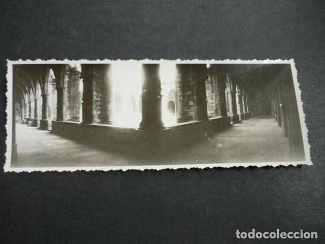Antique Photography: LEON CLAUSTRO DE LA CATEDRAL VISTA PANORAMICA HACIA 1920 ANTIGUA FOTOGRAFIA 6 X 18 CM