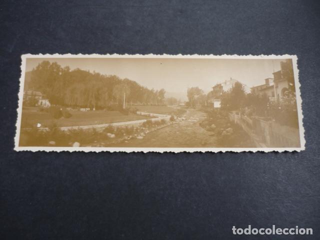 Antique Photography: VALLE DE ARAN LERIDA VISTA PANORAMICA HACIA 1920 ANTIGUA FOTOGRAFIA 6 X 18 CM