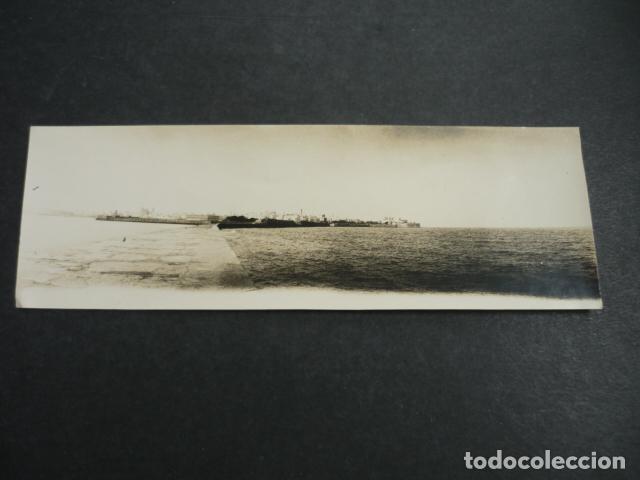 Antique Photography: CADIZ VISTA PANORAMICA A&Ntilde;OS 20 ANTIGUA FOTOGRAFIA 6 X 18 CM