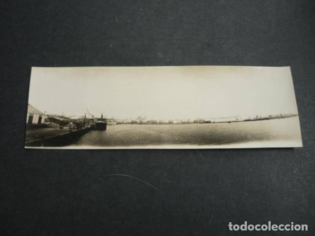 Fotograf&iacute;a antigua: CADIZ VISTA PANORAMICA A&Ntilde;OS 20 ANTIGUA FOTOGRAFIA 6 X 18 CM
