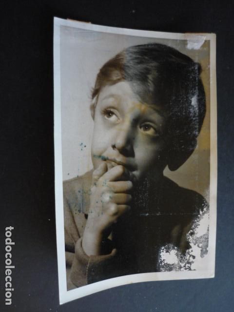 Fotograf&iacute;a antigua: QUIQUE SAN FRANCISCO ACTOR INFANTIL ANTIGUA FOTOGRAFIA ORIGINAL 12 X 17 CM