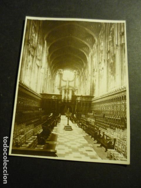 Fotografia antica: CAMBRIDGE INGLATERRA ANTIGUA FOTOGRAFIA ORIGINAL 9 X 6,5 CM
