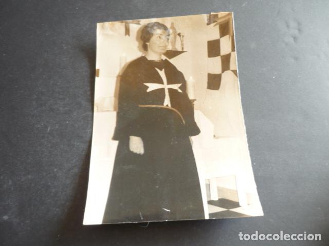 Fotografia antica: INTEGRANTE DE LA ORDEN DEL TEMPLO SOLAR DE LOS TEMPLARIOS ANTIGUA FOTOGRAFIA ORIGINAL 18 X 13 CM