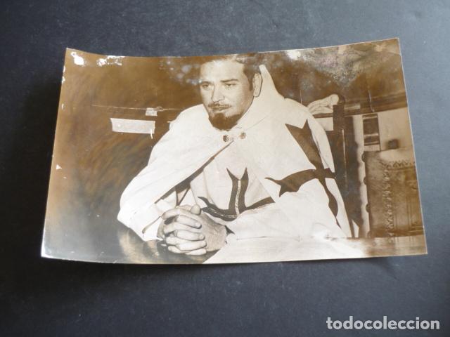 Fotografia antica: INTEGRANTE DE LA ORDEN DEL TEMPLO SOLAR DE LOS TEMPLARIOS ANTIGUA FOTOGRAFIA ORIGINAL 18 X 13 CM