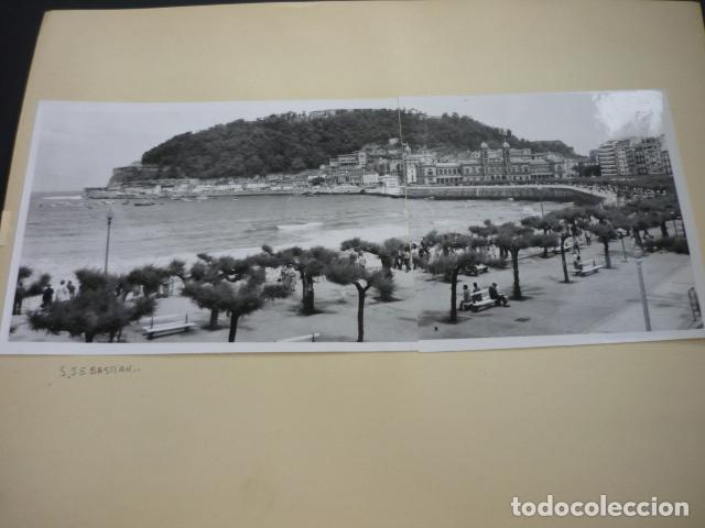 Fotografia antica: SAN SEBASTIAN ANTIGUA FOTOGRAFIA 12 X 29,5 CM