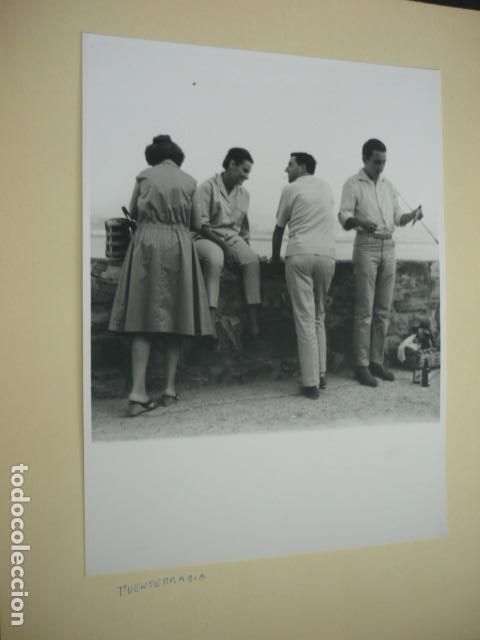 Fotografia antica: FUENTERRABIA GUIPUZCOA ANTIGUA FOTOGRAFIA 16,5 X 23 CM