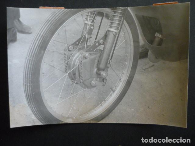 Fotografia antica: ALGUERSUARI CORREDOR MOTOCICLETAS ANTIGUA FOTOGRAFIA 12 X 18 CM