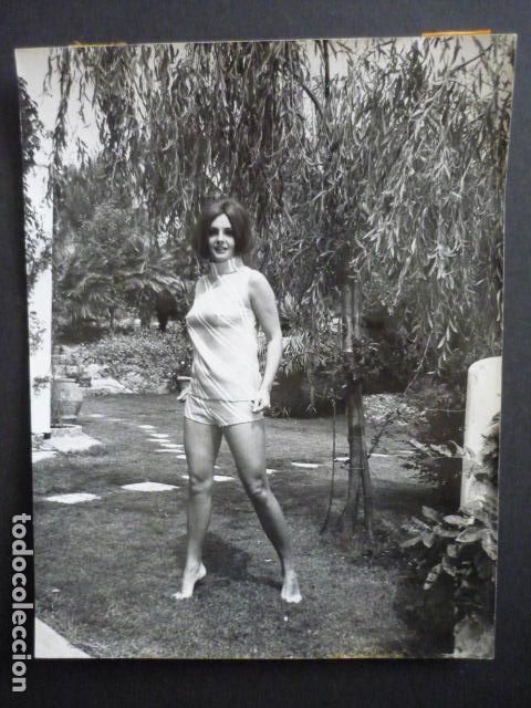 Fotografia antica: ROSSANA PODESTA ACTRIZ ITALIANA ANTIGUA FOTOGRAFIA ORIGINAL 24 X 18 CM