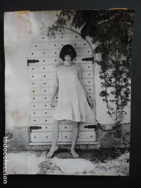 Fotografia antica: ROSSANA PODESTA ACTRIZ ITALIANA ANTIGUA FOTOGRAFIA ORIGINAL 24 X 18 CM