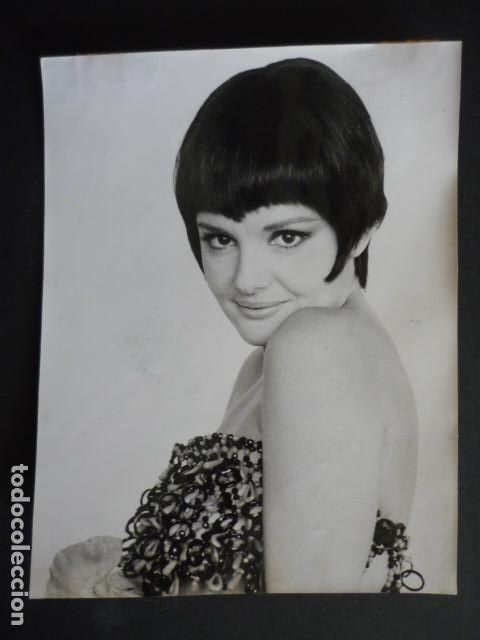 Fotografia antica: ROSSANA PODESTA ACTRIZ ITALIANA ANTIGUA FOTOGRAFIA ORIGINAL 24 X 18 CM