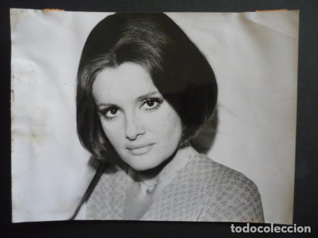 Fotograf&iacute;a antigua: ROSSANA PODESTA ACTRIZ ITALIANA ANTIGUA FOTOGRAFIA ORIGINAL 18 X 24 CM