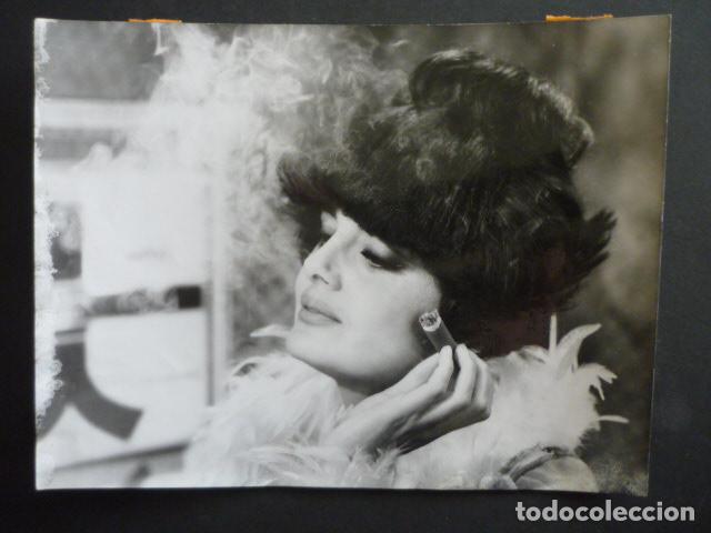 Fotograf&iacute;a antigua: ROSSANA PODESTA ACTRIZ ITALIANA ANTIGUA FOTOGRAFIA ORIGINAL 18 X 24 CM