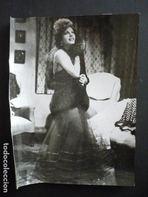 Antique Photography: CELIA GAMEZ ACTRIZ VEDETTE BAILARINA ANTIGUA FOTOGRAFIA 18 X 24 CM