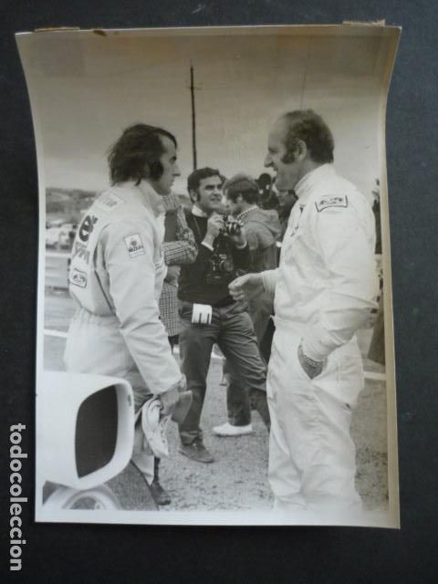 Photographie ancienne: JACKIE STEWART CORREDOR FORMULA 1 AUTOMOVILISMO ANTIGUA FOTOGRAFIA 18 X12 CM