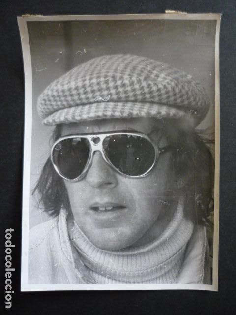 Photographie ancienne: JACKIE STEWART CORREDOR FORMULA 1 AUTOMOVILISMO ANTIGUA FOTOGRAFIA 18 X 13 CM