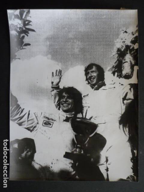 Fotografia antica: JACKIE STEWART CORREDOR FORMULA 1 AUTOMOVILISMO ANTIGUA FOTOGRAFIA 18 X 24 CM