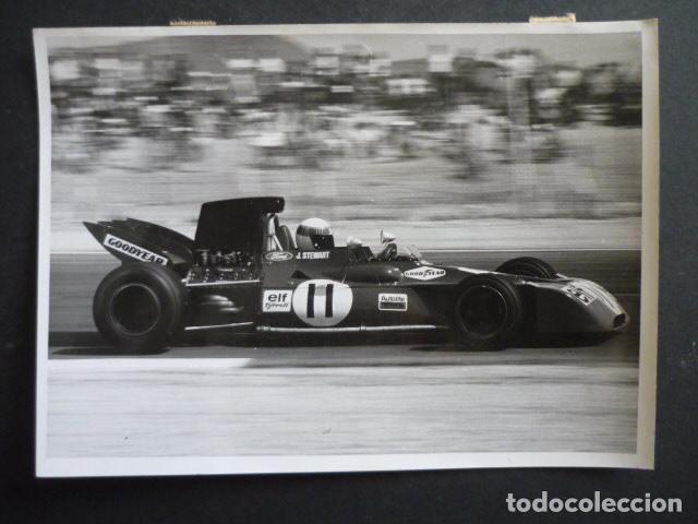 Fotograf&iacute;a antigua: JACKIE STEWART CORREDOR FORMULA 1 AUTOMOVILISMO ANTIGUA FOTOGRAFIA 18 X 13 CM