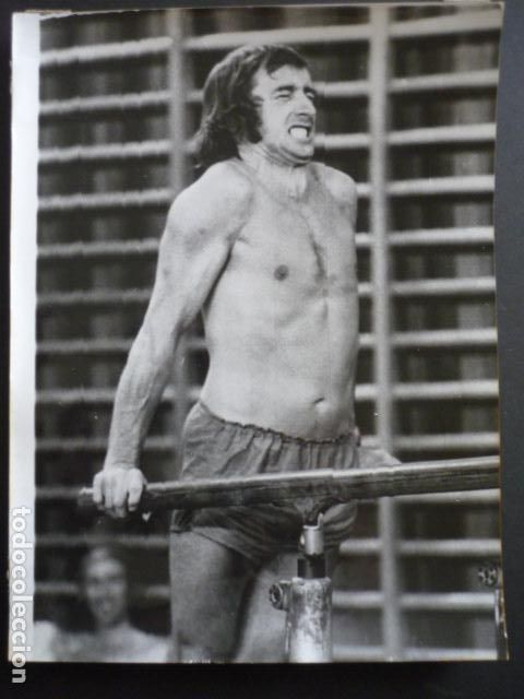 Photographie ancienne: JACKIE STEWART CORREDOR FORMULA 1 AUTOMOVILISMO ANTIGUA FOTOGRAFIA 18 X 24 CM