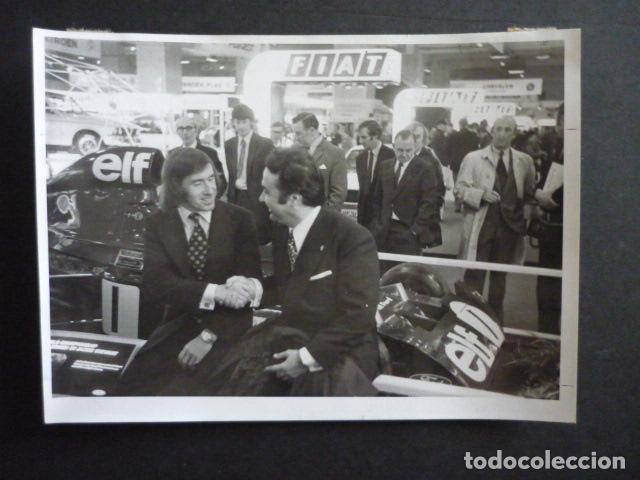 Fotograf&iacute;a antigua: JACKIE STEWART CORREDOR FORMULA 1 AUTOMOVILISMO ANTIGUA FOTOGRAFIA 18 X 13 CM