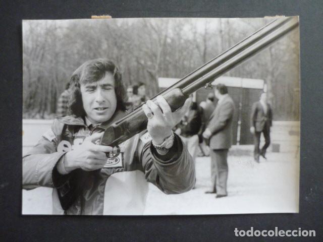 Fotograf&iacute;a antigua: JACKIE STEWART CORREDOR FORMULA 1 AUTOMOVILISMO ANTIGUA FOTOGRAFIA 18 X 13 CM