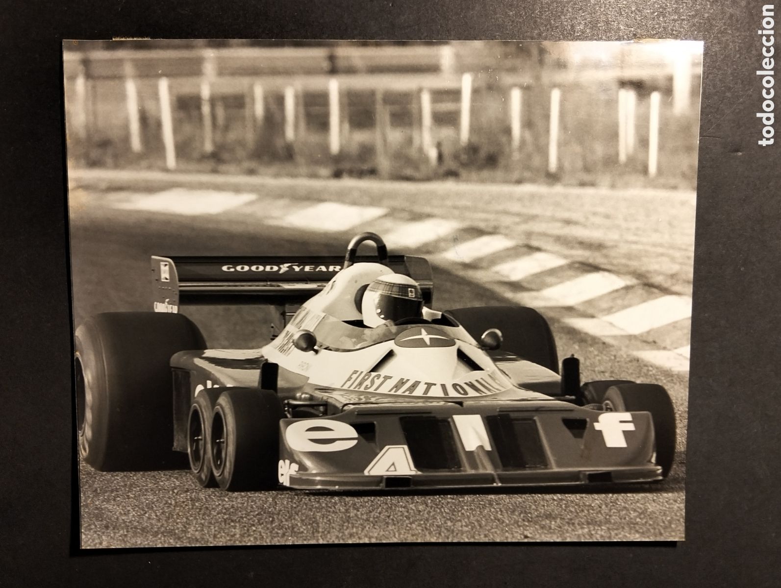 Fotograf&iacute;a antigua: JACKIE STEWART CORREDOR FORMULA 1 AUTOMOVILISMO ANTIGUA FOTOGRAFIA 16 X 20 CM