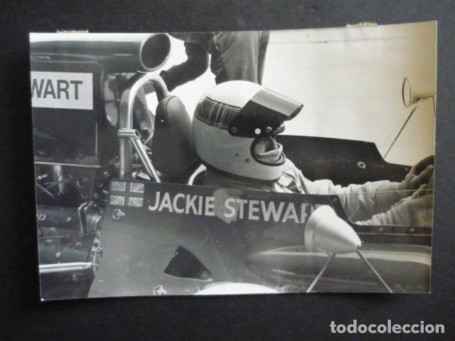 Photographie ancienne: JACKIE STEWART CORREDOR FORMULA 1 AUTOMOVILISMO ANTIGUA FOTOGRAFIA 12 X 18 CM