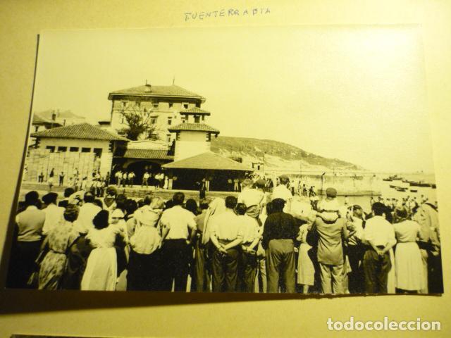 Fotografia antica: FUENTERRABIA GUIPUZCOA FIESTAS ANTIGUA FOTOGRAFIA ORIGINAL 17 X 11,5 CM