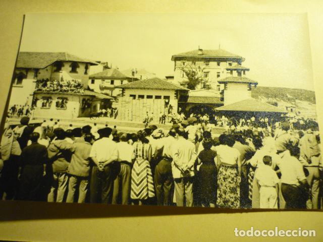 Fotografia antica: FUENTERRABIA GUIPUZCOA FIESTAS ANTIGUA FOTOGRAFIA ORIGINAL 17,5 X 11,5 CM