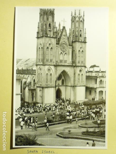 Fotografia antica: SANTA ISABEL GUINEA ESPA&Ntilde;OLA ANTIGUA FOTOGRAFIA ORIGINAL 11,5 X 17,5 CM