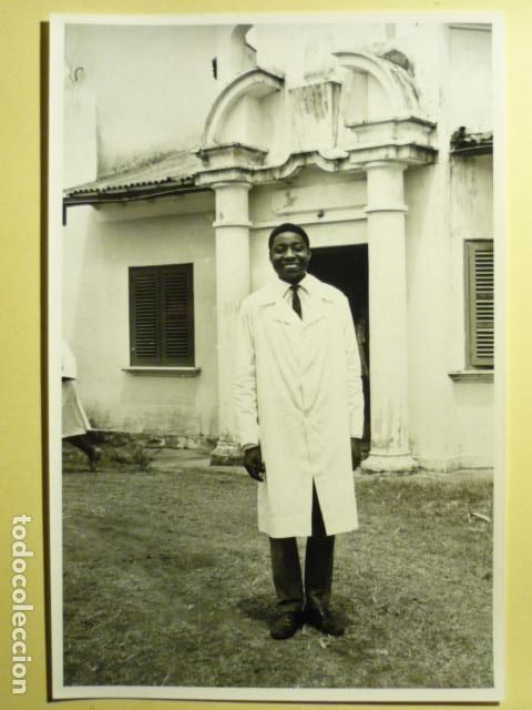 Fotografia antica: BATA GUINEA ESPA&Ntilde;OLA ANTIGUA FOTOGRAFIA ORIGINAL 11,5 X 17,5 CM