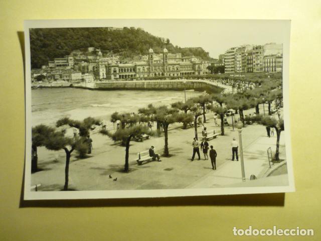 Antique Photography: SAN SEBASTIAN VISTA ANTIGUA FOTOGRAFIA ORIGINAL 11,5 X 17,5 CM
