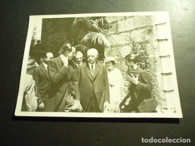 Fotograf&iacute;a antigua: EL INFANTE DON JAIME DE BORBON CON EL CONDE DE ROMANONES EN ACTO FOTOGRAFIA HACIA 1930 12 X 17 CM