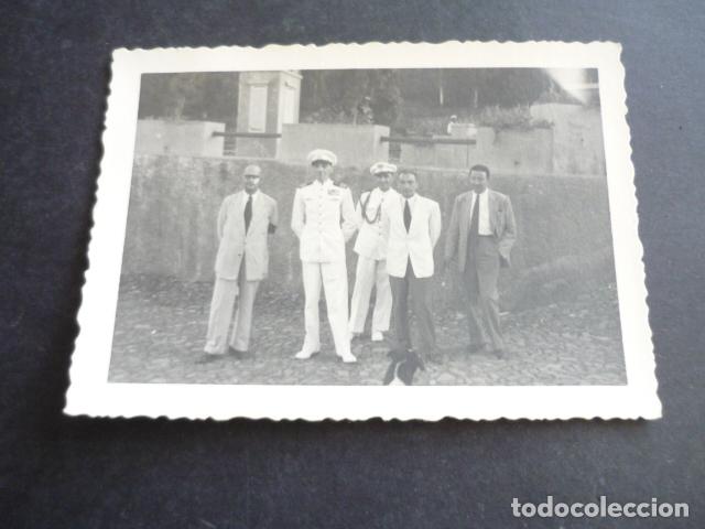 Antique Photography: ARMADA MARINA ESPA&Ntilde;OLA BUQUE ESCUELA GALATEA ANTIGUA FOTOGRAFIA 8 X 7 CM