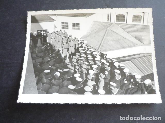Antique Photography: ARMADA MARINA ESPA&Ntilde;OLA BUQUE ESCUELA GALATEA ANTIGUA FOTOGRAFIA 12 X 9 CM
