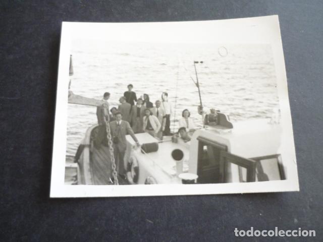 Antique Photography: ARMADA MARINA ESPA&Ntilde;OLA BUQUE ESCUELA GALATEA ANTIGUA FOTOGRAFIA 7 X 9 CM