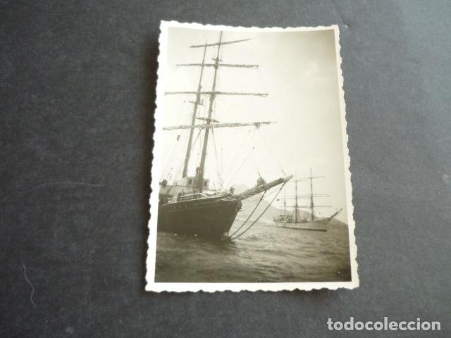 Antique Photography: ARMADA MARINA ESPA&Ntilde;OLA BUQUE ESCUELA GALATEA ANTIGUA FOTOGRAFIA 6 X 9 CM
