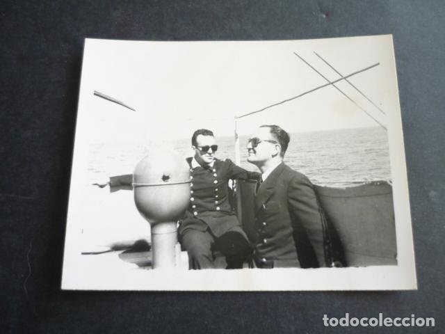 Antique Photography: ARMADA MARINA ESPA&Ntilde;OLA BUQUE ESCUELA GALATEA ANTIGUA FOTOGRAFIA 7 X 9 CM