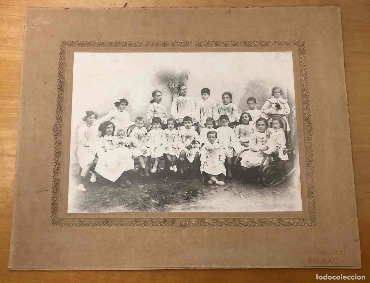 Antique Photography: FOTOGRAFIA ESCOLAR. BROQUIER, BILBAO. C.1920