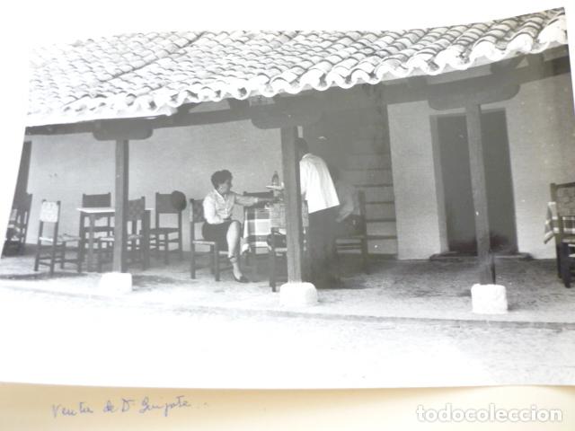Fotograf&iacute;a antigua: PUERTO LAPICE CIUDAD REAL VENTA DEL QUIJOTE ANTIGUA FOTOGRAFIA 12 X 28 CM