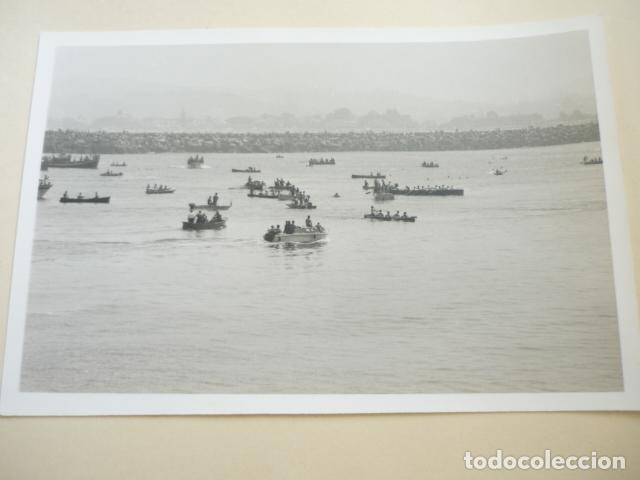 Fotografia antica: FUENTERRABIA GUIPUZCOA REGATAS ANTIGUA FOTOGRAFIA 12 X 18 CM