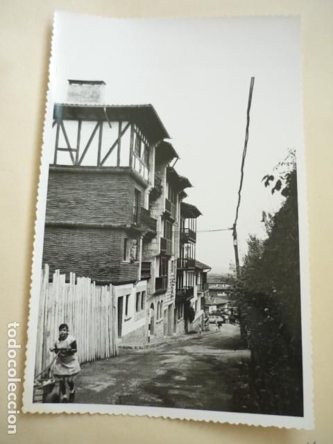 Fotograf&iacute;a antigua: FUENTERRABIA GUIPUZCOA ANTIGUA FOTOGRAFIA 12 X 18 CM