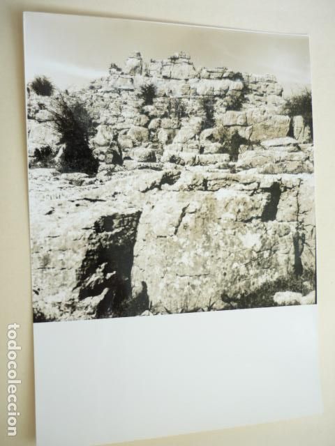 Alte Fotografie: ANTEQUERA MALAGA EL TORCAL ANTIGUA FOTOGRAFIA 12 X 18 CM