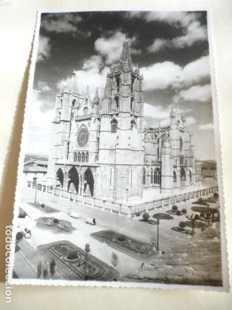 Antique Photography: LEON CATEDRAL ANTIGUA FOTOGRAFIA 12 X 17 CM
