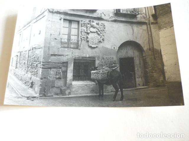 Fotografia antica: NAJERA LA RIOJA ANTIGUA FOTOGRAFIA 17 X 12 CM