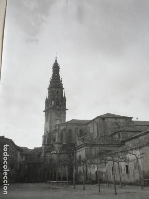 Fotografia antica: SANTO DOMINGO DE LA CALZADA LA RIOJA ANTIGUA FOTOGRAFIA 17 X 12 CM