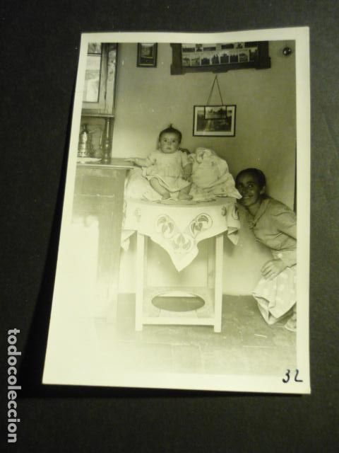 Fotografia antica: VILLANUEVA DEL CAMPO ZAMORA A&Ntilde;OS 40 ANTIGUA FOTOGRAFIA 6 X 9 CM