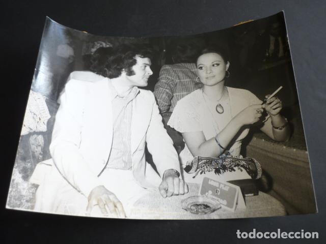Antique Photography: GLORIA CAMARA Y LUIS BASTARRICA ACTORES ANTIGUA FOTOGRAFIA ORIGINAL 18 X 24 CM