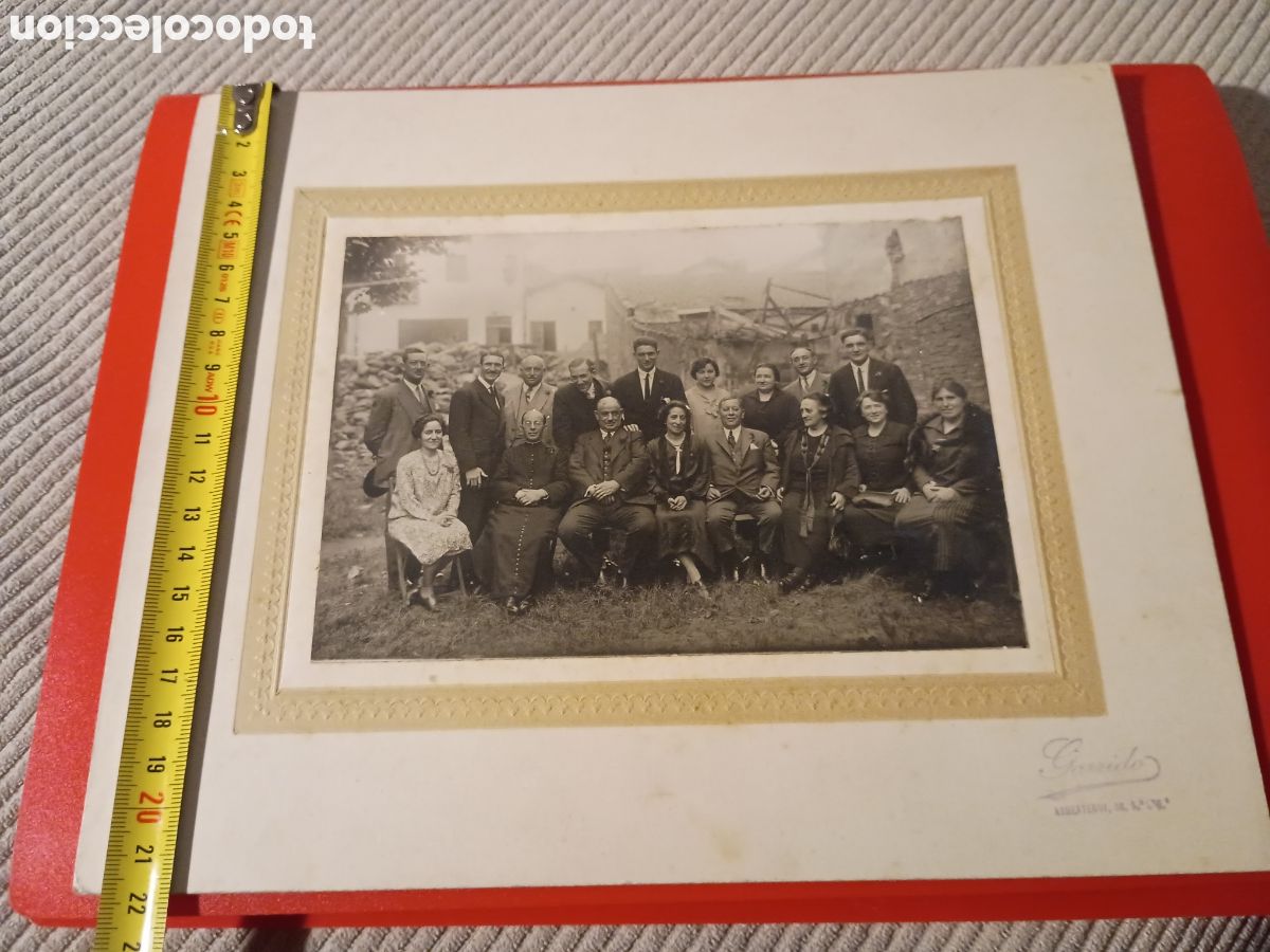 Antique Photography: CR Fotograf&iacute;a Grupo familiar Bilbao. Fot&oacute;grafo Garrido. Larre&aacute;tegui 38.